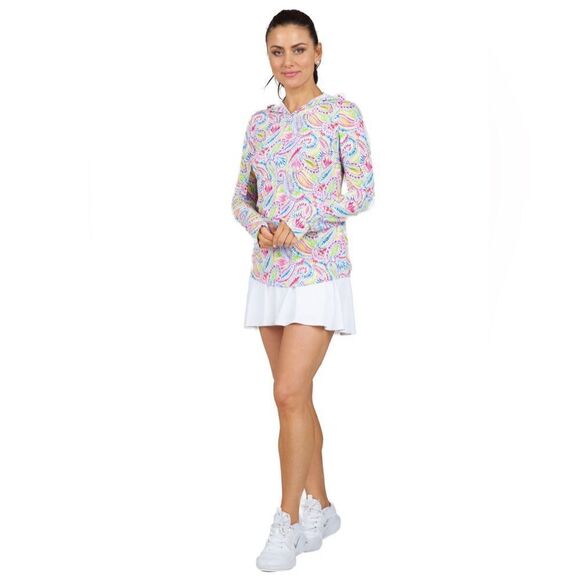 IBKUL Massie Print Long Sleeve Hoody – 16541 watermelon small - Picture 1 of 16